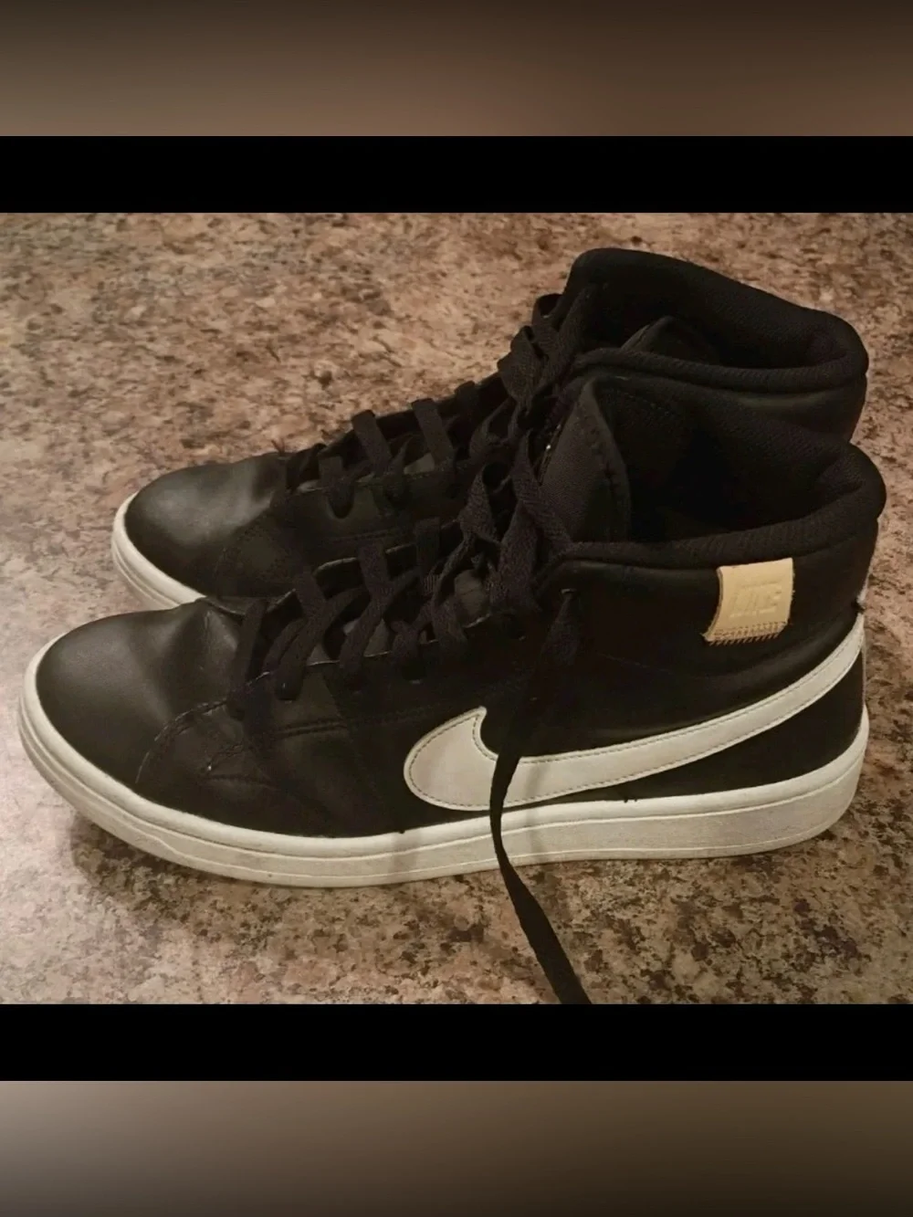 Nike Court Royale 2 Mid Black Onyx Mens Shoes Size 8
